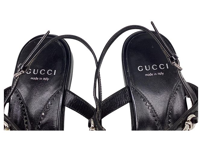 Sandali con cinturino intrecciato See by Chloé in pelle nera Nero - vista 6