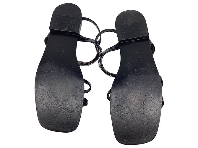 Sandali con cinturino intrecciato See by Chloé in pelle nera Nero - vista 7