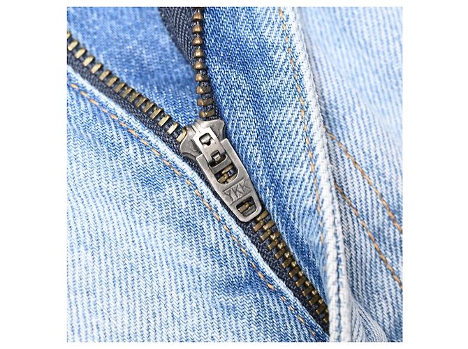 Pantalones cortos de denim con dobladillo raw Alexander Wang en algodón azul - vista 8