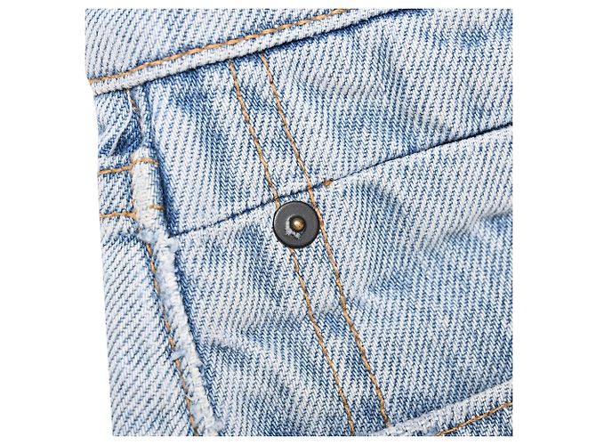 Pantalones cortos de denim con dobladillo raw Alexander Wang en algodón azul - vista 9
