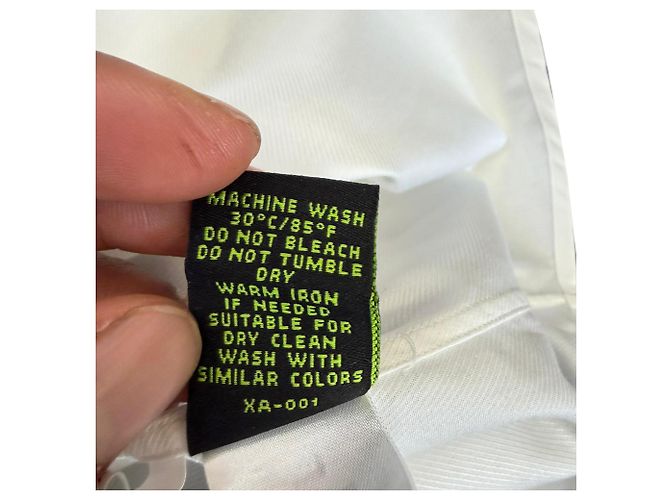 Shanghai Tang Button-Down-Hemd aus weißer Baumwolle - Ansicht 7