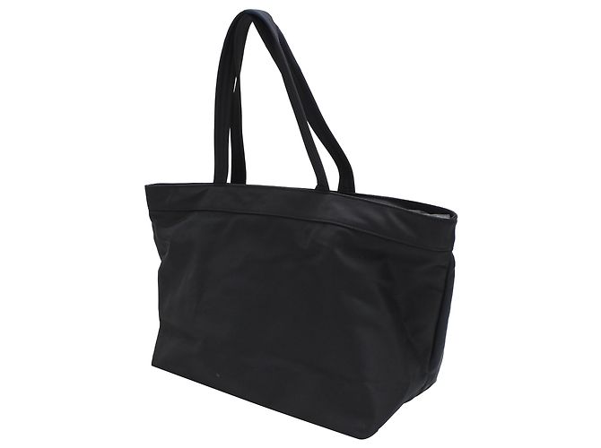 Borsa Tote Multi Pocket Anya Hindmarch in nylon nero - vista 3