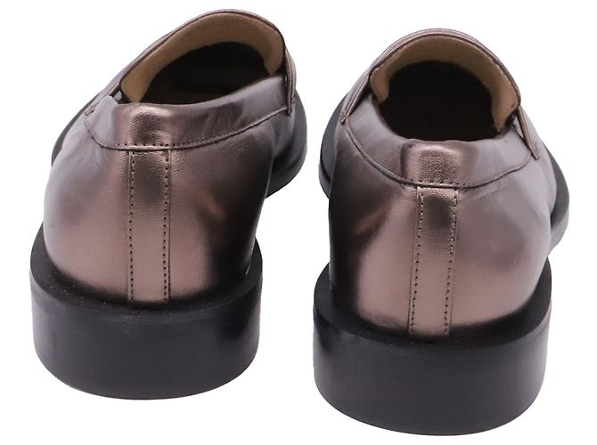 Mocassini Stuart Weitzman Palmer in pelle Bronze Metallico Bronzo - vista 5