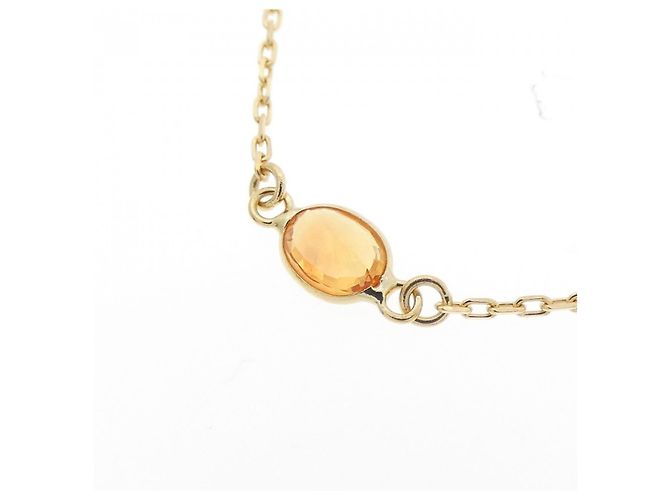 Autre Marque Au750 Saphir Amethyst Halskette Golden - Ansicht 3