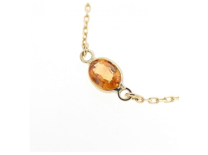 Autre Marque Au750 Saphir Amethyst Halskette Golden - Ansicht 4