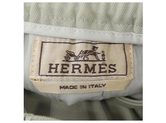 Hermès Pantaloni Hermes 555340H438 Beige - vista 4