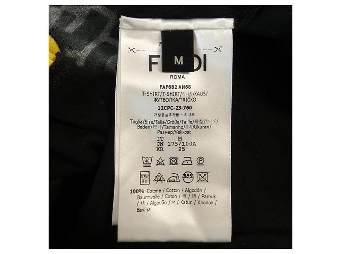 Fendi T-Shirt Schwarz - Ansicht 3