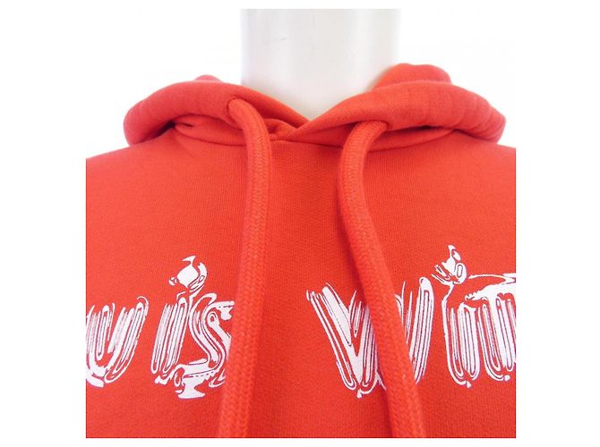 Hoodie de algodão com estampa Louis Vuitton Vermelho - vista 5