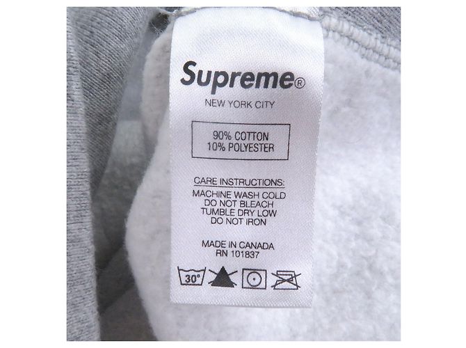 Supreme Cross Box Logo Hooded Sweatshirt Pullover Marrone - vista 7