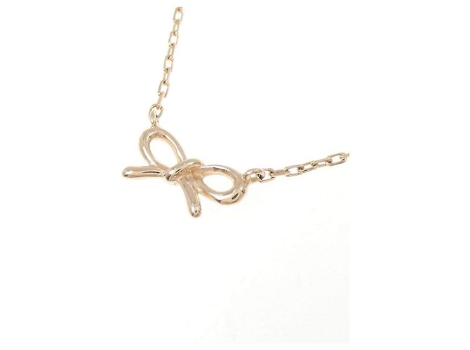 Autre Marque Collana a Fiocco ete K10 Pink Gold Rosa - vista 3