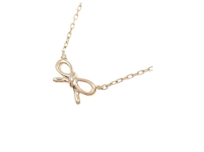 Autre Marque Collana a Fiocco ete K10 Pink Gold Rosa - vista 4