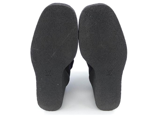 Stivali Louis Vuitton in pelle nera Nero - vista 4