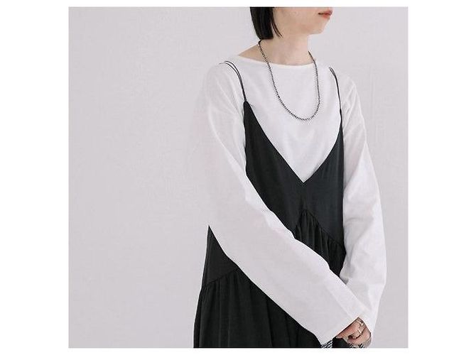 Autre Marque URBAN RESEARCH 24SS Camiseta de manga larga de algodón Blanco Blanco roto - vista 3