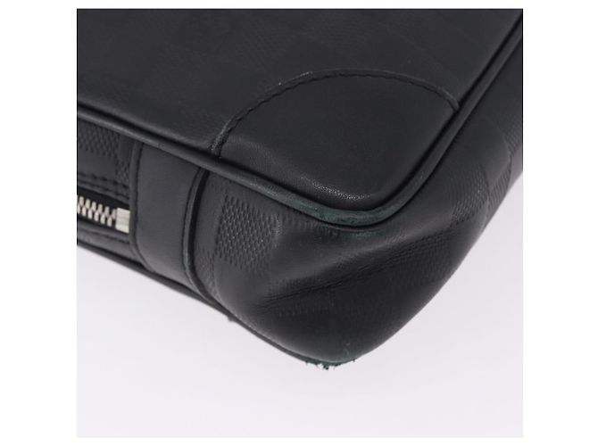 LOUIS VUITTON Damier Infini Porte Documents Voyage Bag Black N41146 - vista 14