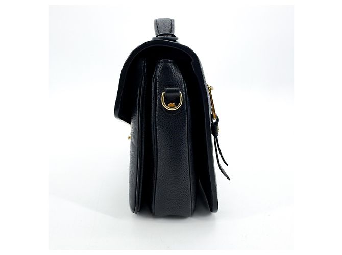 Louis Vuitton Pochette Metis Monogram Empreinte Leather East West Nero - vista 3
