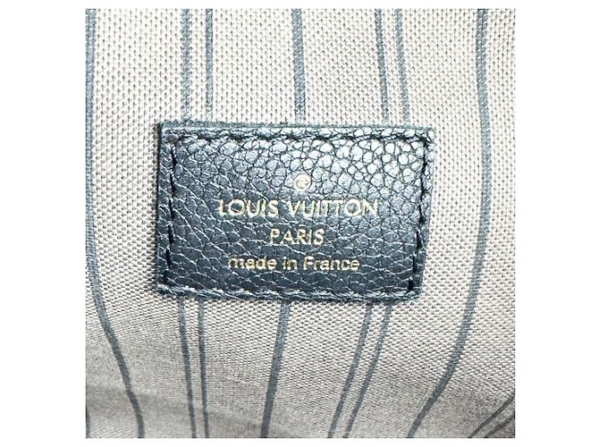 Louis Vuitton Pochette Metis Monogram Empreinte Leather East West Nero - vista 6