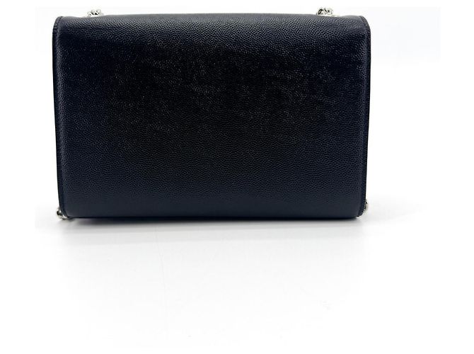 Autre Marque Saint Laurent Classic Monogram Flap Chain Leather Negro - vista 2
