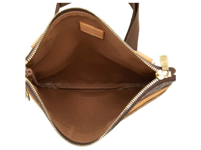 Louis Vuitton Monogram Pochette Bosphore Crossbody Shoulder Bag Braun - Ansicht 4