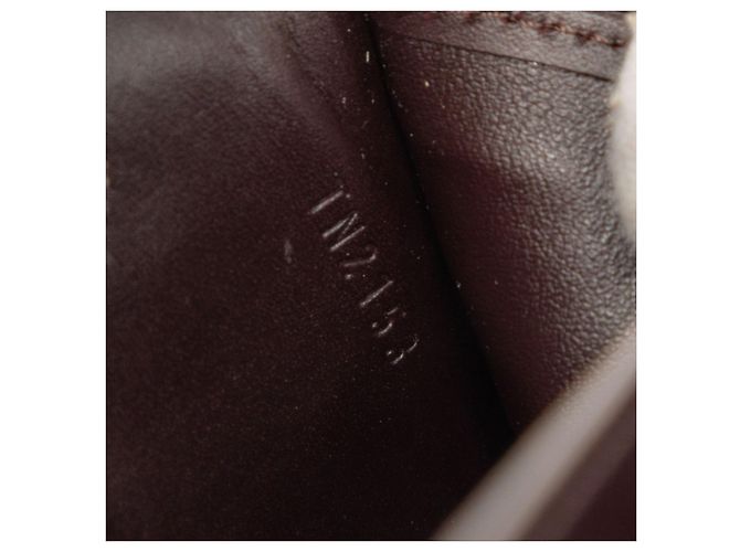 Louis Vuitton Monogram Vernis Portefeuille Sarah Long Wallet Bordò Porpora - vista 7