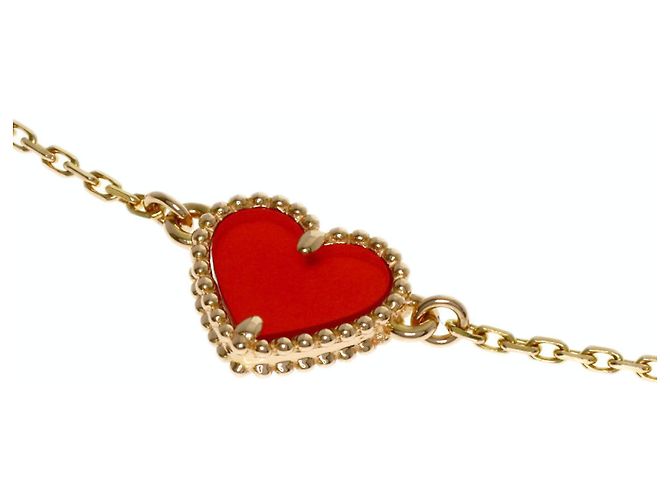 Pulsera Sweet Alhambra Corazón de Cornalina Van Cleef & Arpels - vista 2