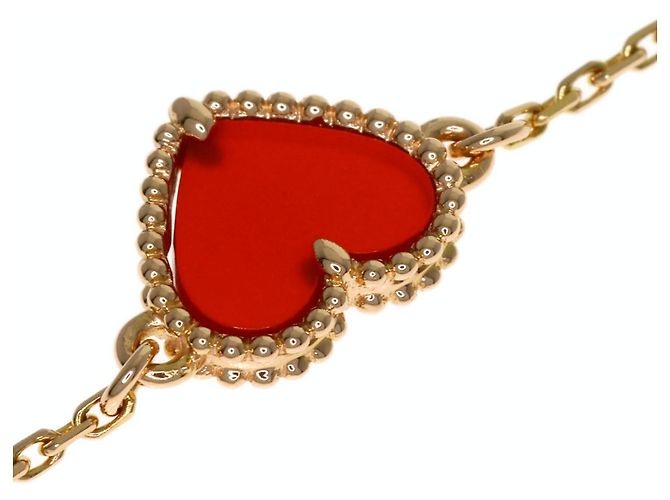 Pulsera Sweet Alhambra Corazón de Cornalina Van Cleef & Arpels - vista 3