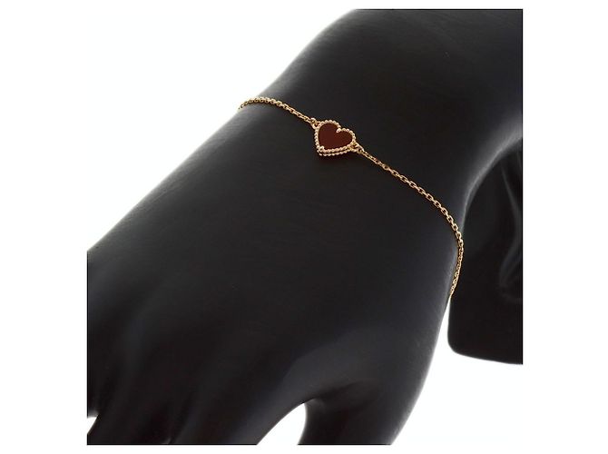 Pulsera Sweet Alhambra Corazón de Cornalina Van Cleef & Arpels - vista 6