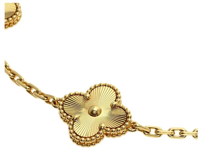 Bracciale Charm Vintage Alhambra Guilloché Van Cleef & Arpels - vista 2