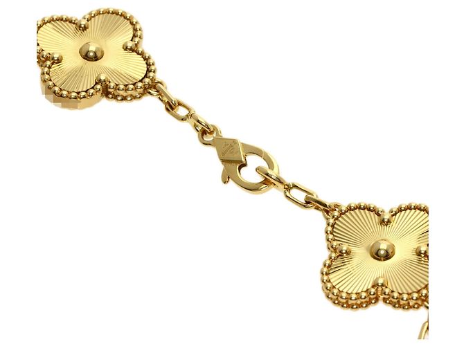 Bracciale Charm Vintage Alhambra Guilloché Van Cleef & Arpels - vista 4