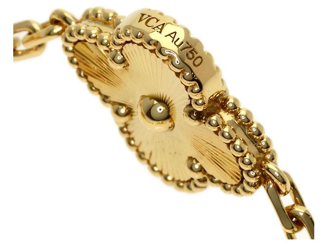 Bracciale Charm Vintage Alhambra Guilloché Van Cleef & Arpels - vista 5