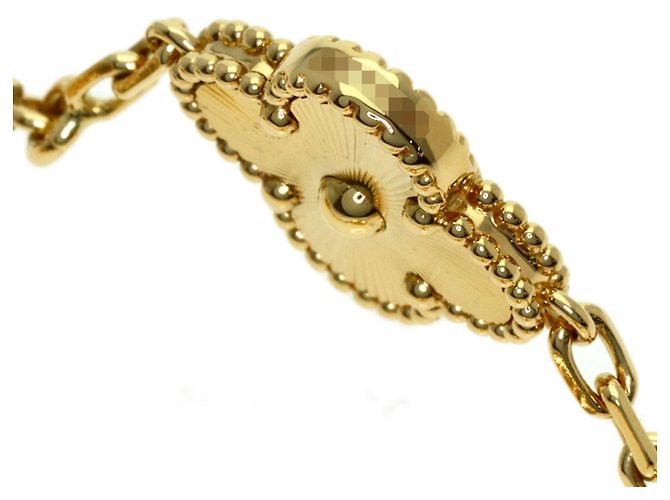 Bracciale Charm Vintage Alhambra Guilloché Van Cleef & Arpels - vista 6