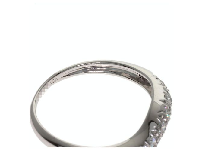 Anello Pavé Diamanti Van Cleef & Arpels in Oro Bianco 18K - vista 10