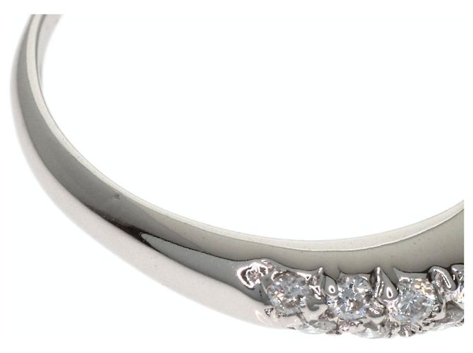 Anello Pavé Diamanti Van Cleef & Arpels in Oro Bianco 18K - vista 8