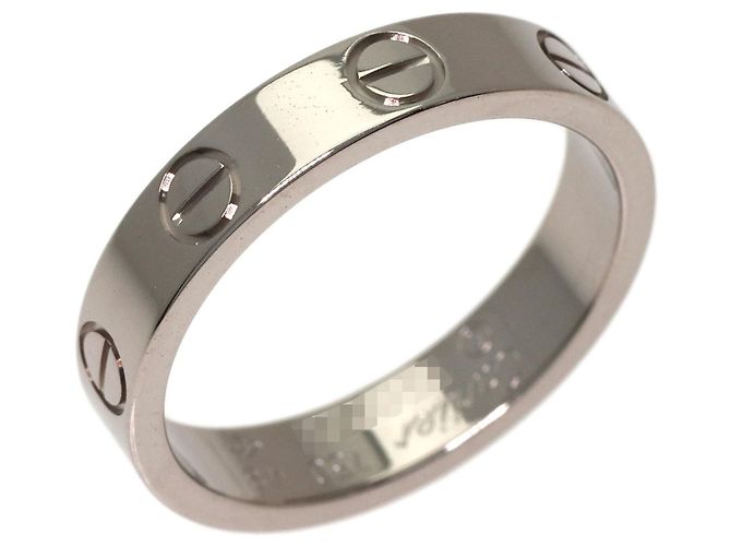 Anello Cartier Mini Love in oro bianco 18K - vista 2