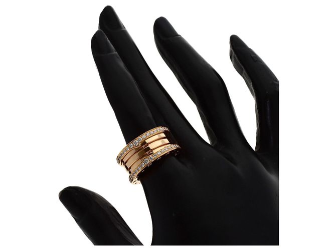 Bulgari Anello Bvlgari B.zero1 Edge Diamond a 4 bande - vista 5