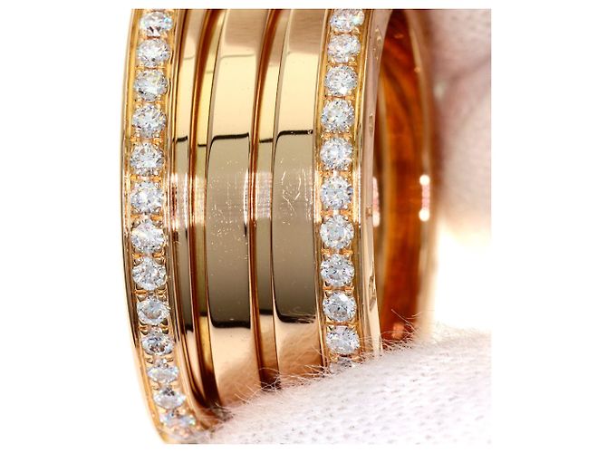 Bulgari Anello Bvlgari B.zero1 Edge Diamond a 4 bande - vista 6