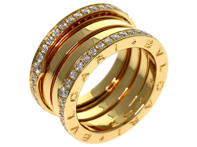 Bulgari Bvlgari B.zero1 Edge Diamond 4-Band Ring - view 2