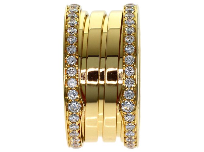 Bulgari Bvlgari B.zero1 Edge Diamond 4-Band Ring - view 3