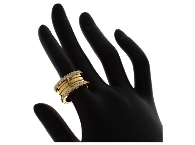Bulgari Bvlgari B.zero1 Edge Diamond 4-Band Ring - view 6
