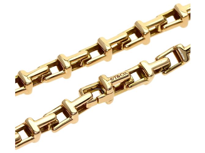 Autre Marque Bracciale Tiffany & Co. T Narrow in oro rosa 18K - vista 3