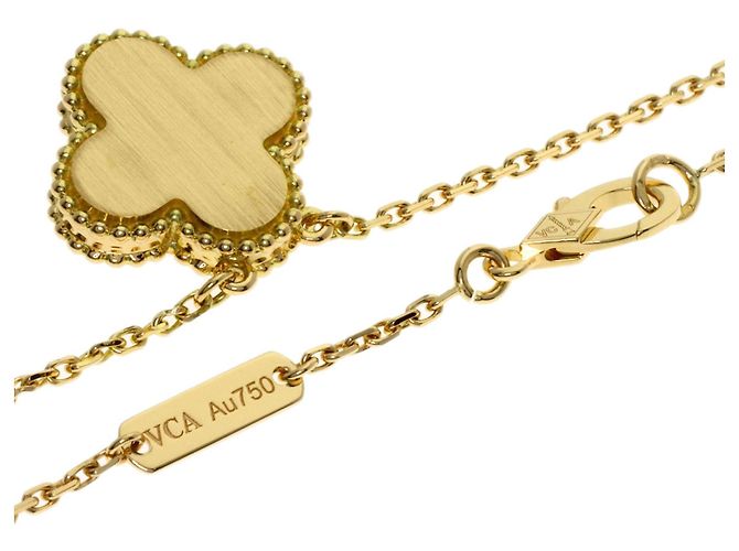 Collana Van Cleef & Arpels Vintage Alhambra Diamanti - vista 2