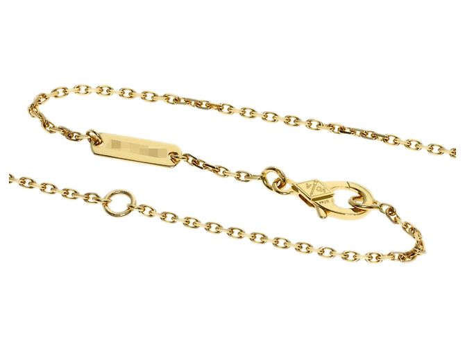 Collana Van Cleef & Arpels Vintage Alhambra Diamanti - vista 3