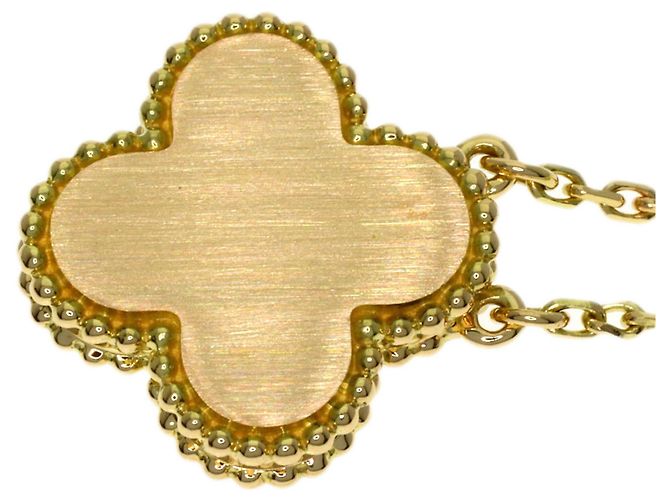Collana Van Cleef & Arpels Vintage Alhambra Diamanti - vista 5