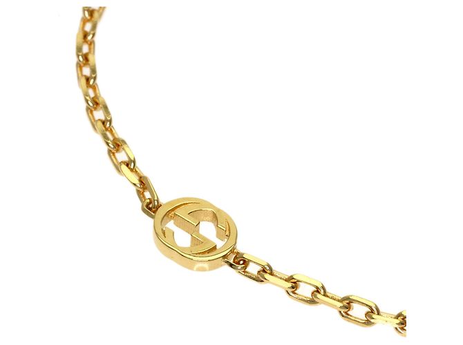 Bracciale con ciondolo Interlocking #16 Gucci in oro giallo 18K - vista 2