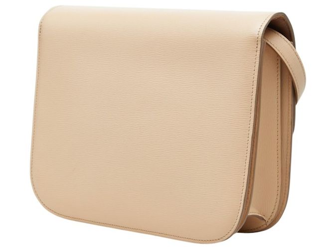 Céline Bolsa de Ombro Celine Classic Box Bege - vista 2