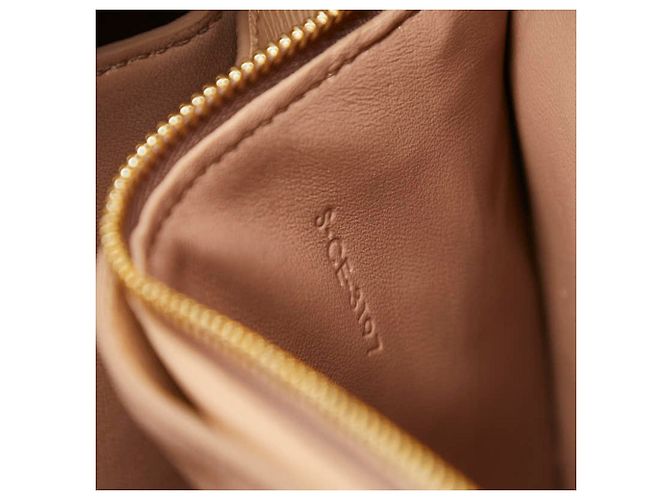 Céline Bolsa de Ombro Celine Classic Box Bege - vista 9