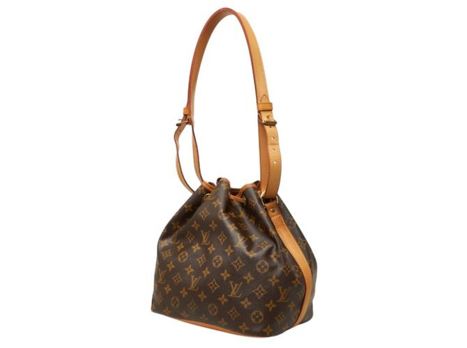 Noe Bolso de hombro Petit Noé Monogram Louis Vuitton Castaño - vista 2
