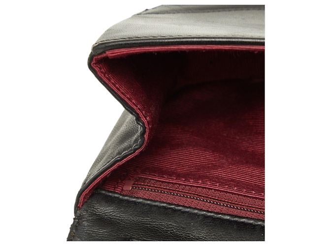 Bolso de hombro con cadena Chanel Coco Mark Half Moon Negro - vista 9