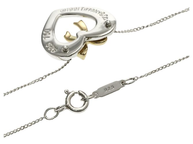 Autre Marque Tiffany & Co. Heart Ribbon Halskette - Ansicht 2