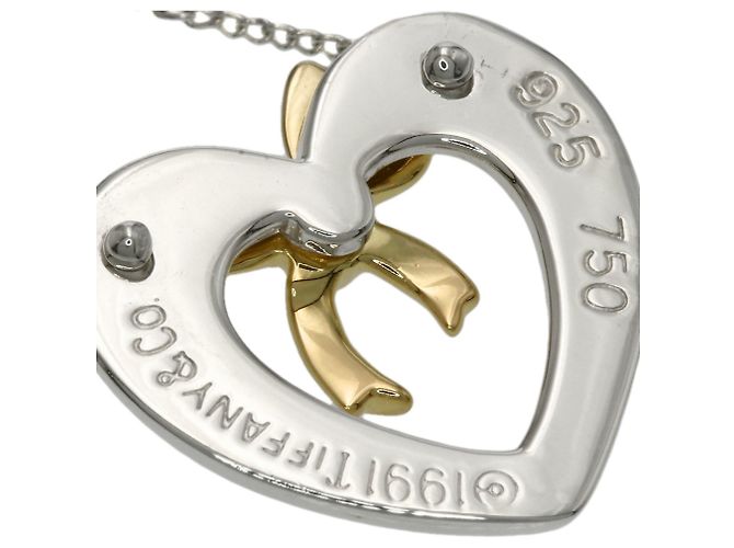 Autre Marque Tiffany & Co. Heart Ribbon Halskette - Ansicht 6