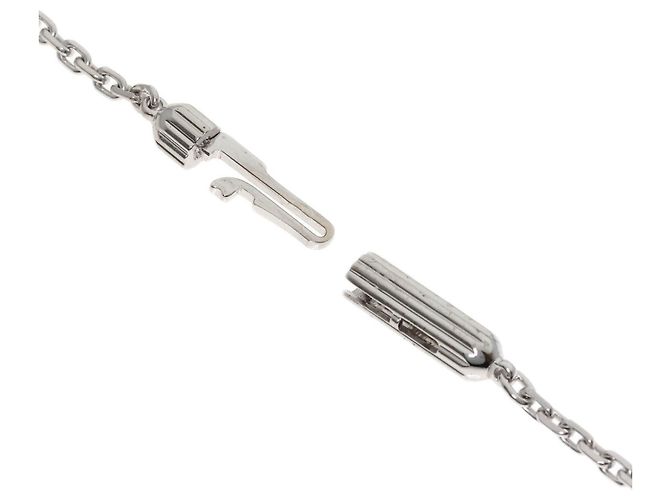 Collana Boucheron Square 1P Diamante in Oro Bianco 18K - vista 3